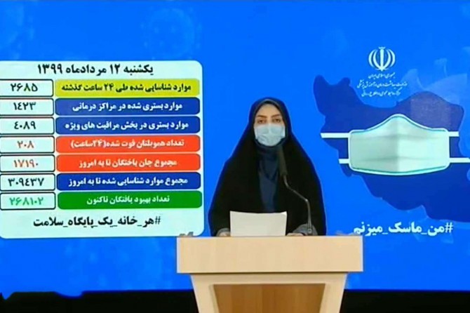 Iran's death toll from coronavirus rises to 21,249