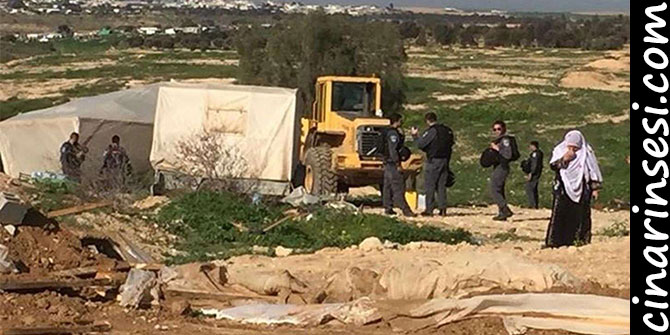 Siyonist işgal rejimi, El-Arakib köyünü 177'inci kez yıktı