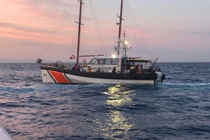 A total of 419 irregular migrants rescued over the past week, Turkish Coast Guard says