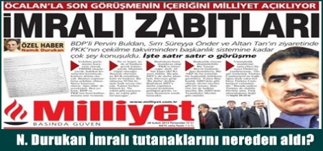 Namık Durukan İmralı tutanaklarını nereden aldı?