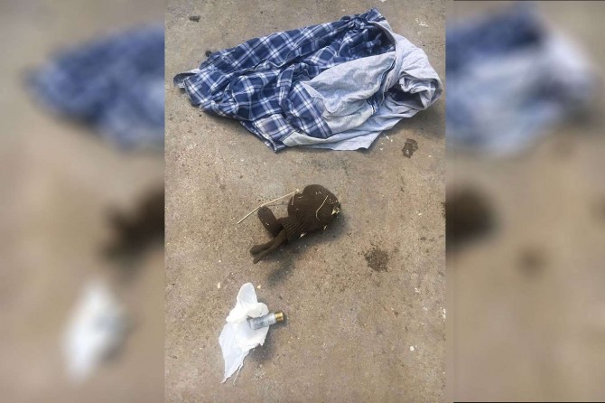 PKK'lilerin saldırı teşebbüsünde bulundukları evin çevresinde pompalı tüfek fişeği bulundu