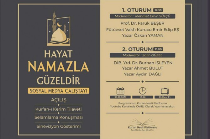 Hayat Namazla Güzeldir Sosyal Medya Çalıştayı gerçekleştirildi