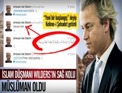 İslam karşıtı ırkçı vekil Müslüman oldu!