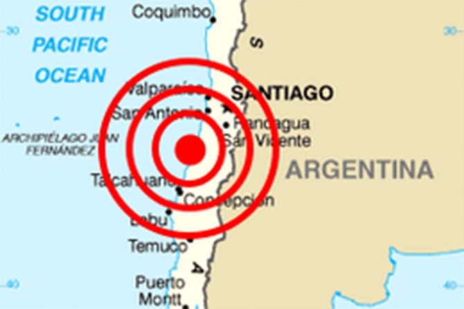 A 6.8 magnitude earthquake hits off northern Chile