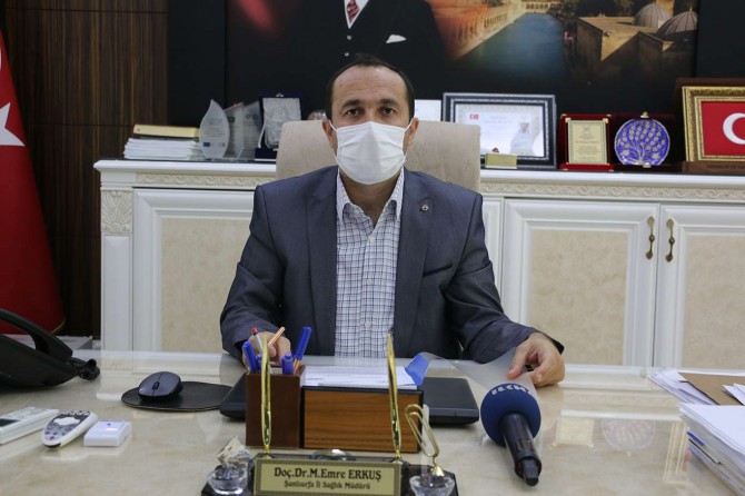 Şanlıurfa Sağlık Müdürü Erkuş: Vatandaşlarımız dışarda ücret ödeyerek test yaptırmasınlar