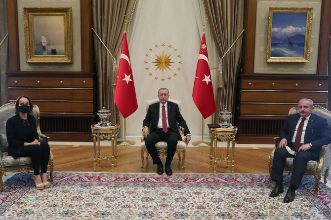 Cumhurbaşkanı Erdoğan, Parlamentolararası Birlik Başkanı Barron’u kabul etti