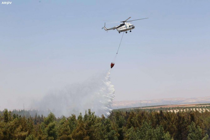 Kastamonu ve Çankırı'da orman yangını
