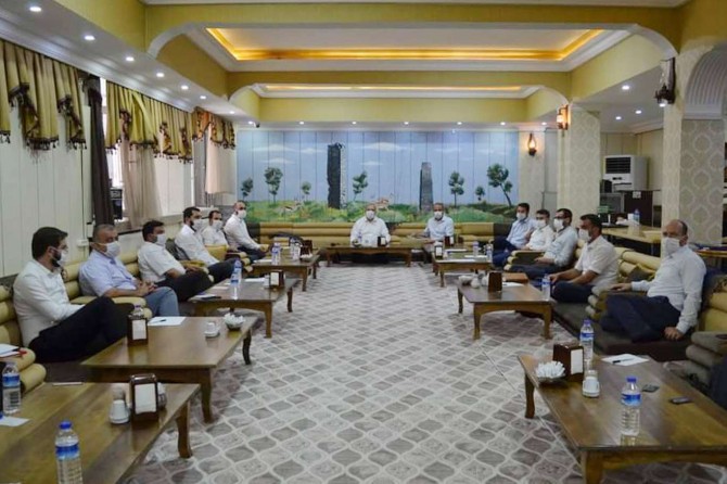 İlçe müftüleri ağustos ayı toplantısını Viranşehir'de yaptı