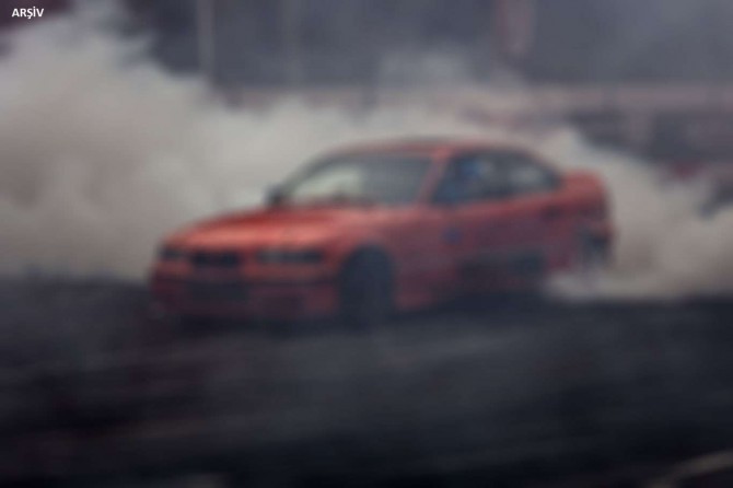 Malatya'da drift yapan 4 sürücünün belgelerine el konuldu