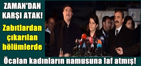 Öcalan kadınların namusuna laf atmış!