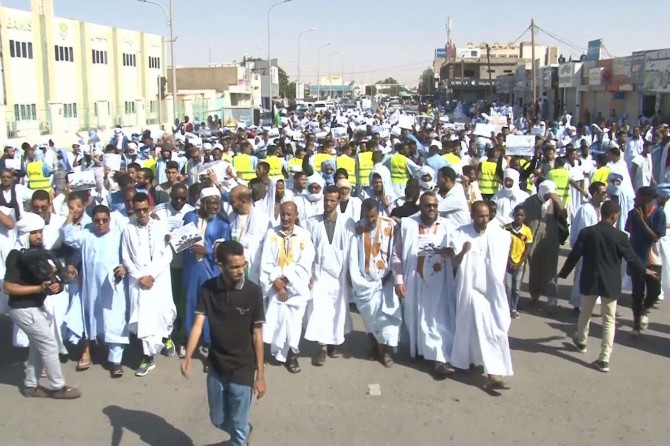 Moritanyalılar işgal rejimiyle normalleşme girişimlerini protesto etti