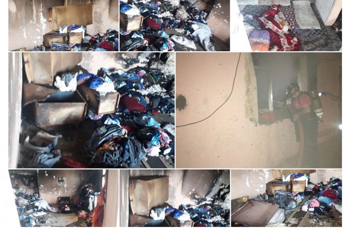 Yardıma muhtaç ailenin evi yandı