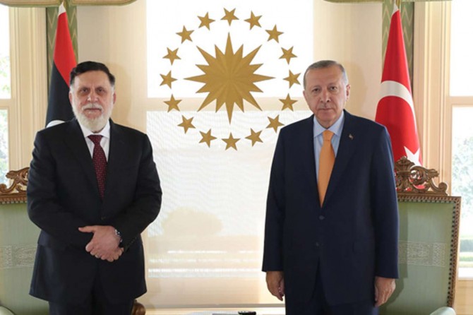 Cumhurbaşkanı Erdoğan ile Libya Başbakanı Es-Serrac görüşmesine ilişkin açıklama