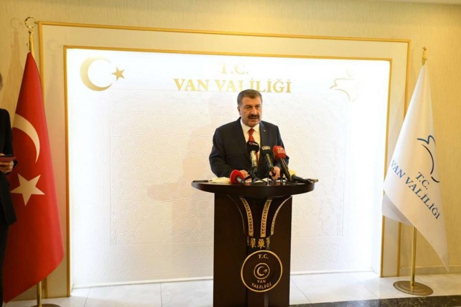 Bakan Koca: “Salgında artış yaşanıyor, Van'da vaka sayısı 2 katına çıktı”