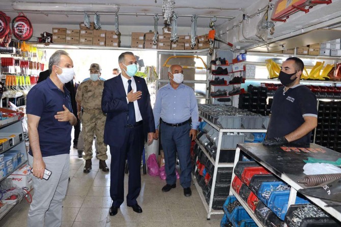 Adıyaman'da çok sayıda ekibin katılımıyla Coronavirus denetimi yapıldı