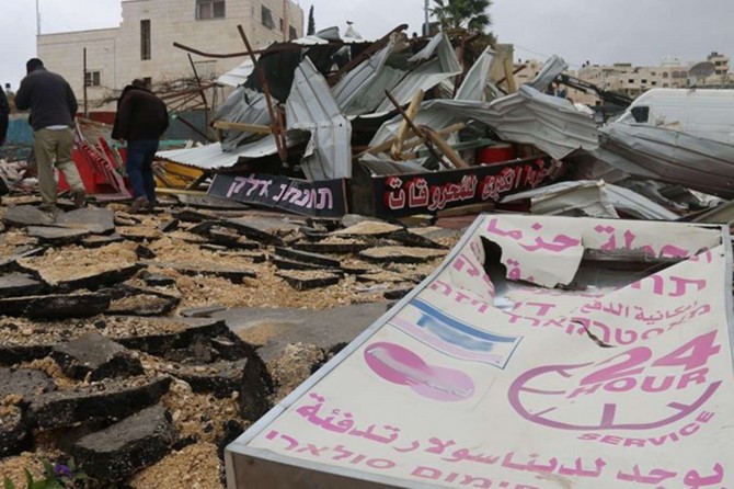 İşgal altındaki Filistin'de bulunan Kabul köyünde meskenler yıkım tehdidi altında