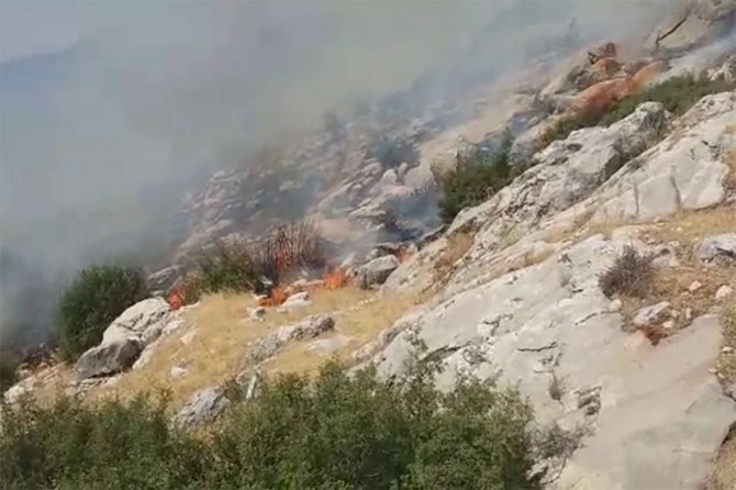 Adıyaman'da çıkan orman yangını söndürüldü