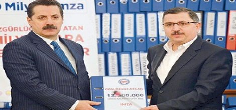 Başörtüsüne özgürlük imzaları hükümette