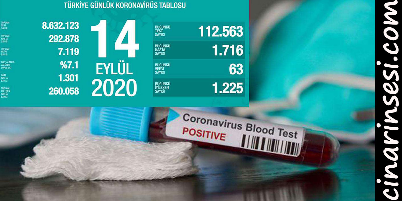 Sağlık Bakanı Koca, bugün 63 vatandaşın hayatını kaybettiğini açıkladı