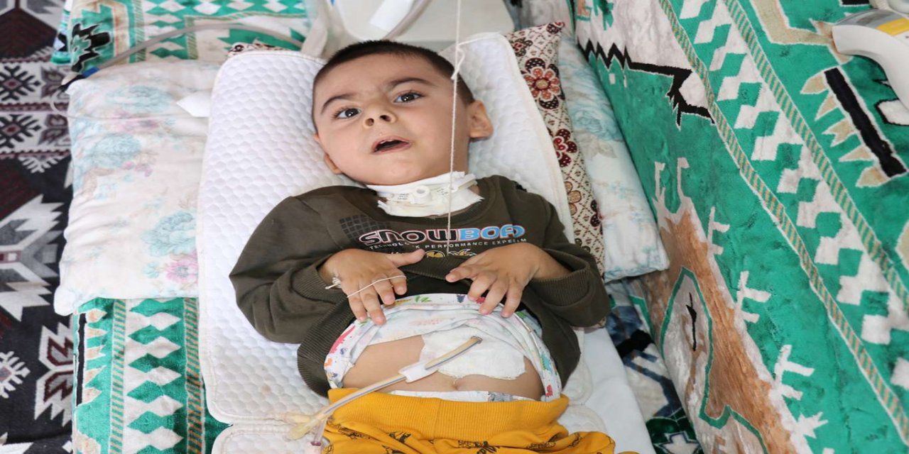 Minik Muhammed Salih'in dramı yürek dağlıyor