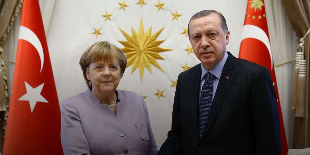 Erdoğan, Almanya Başbakanı Merkel ile video konferans görüşmesi gerçekleştirdi