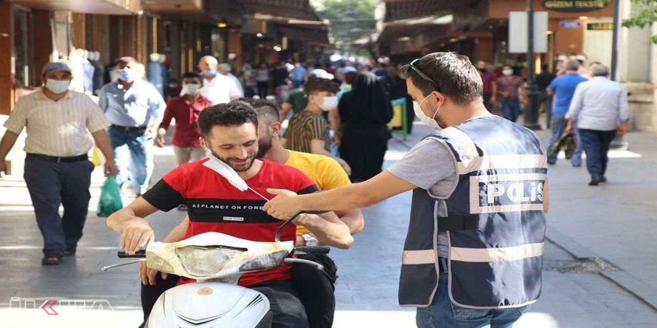 Gaziantep'te Covid-19 denetimleri devam ediyor