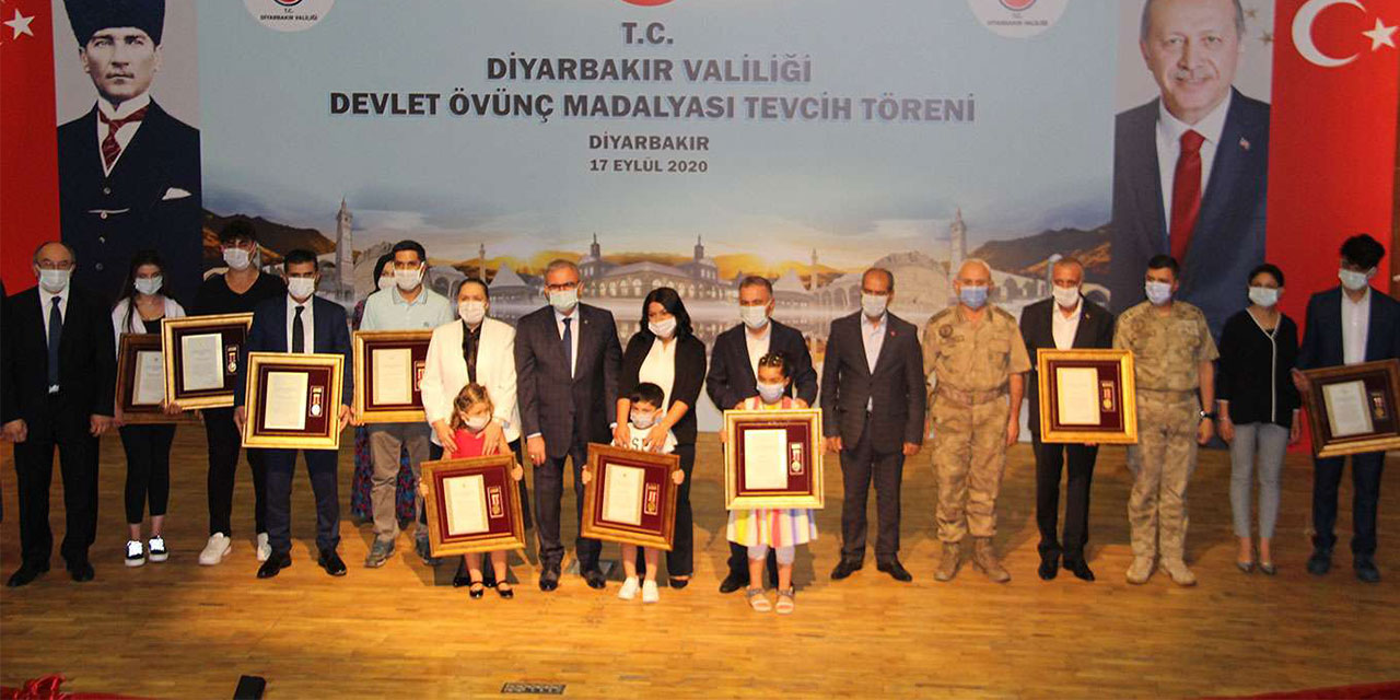 Diyarbakır'da Devlet Övünç Madalyası Tevcih töreni düzenlendi