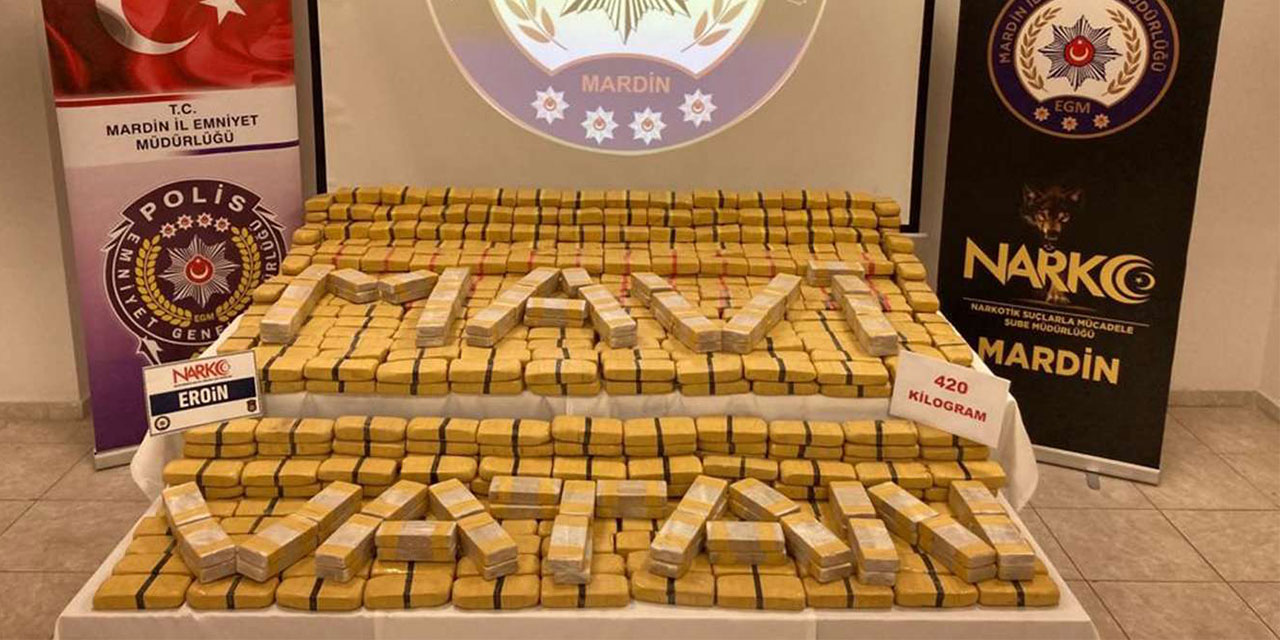 Li Mêrdînê 420 kîlo eroîn hat bidestxistin