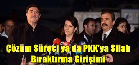 Çözüm Süreci ya da PKK’ya Silah Bıraktırma Girişimi