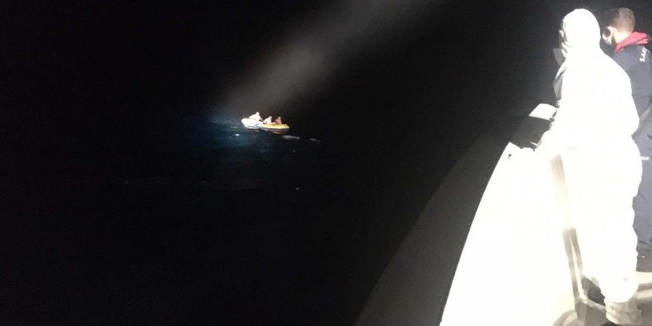 Muğla açıklarında 4 düzensiz göçmen kurtarıldı