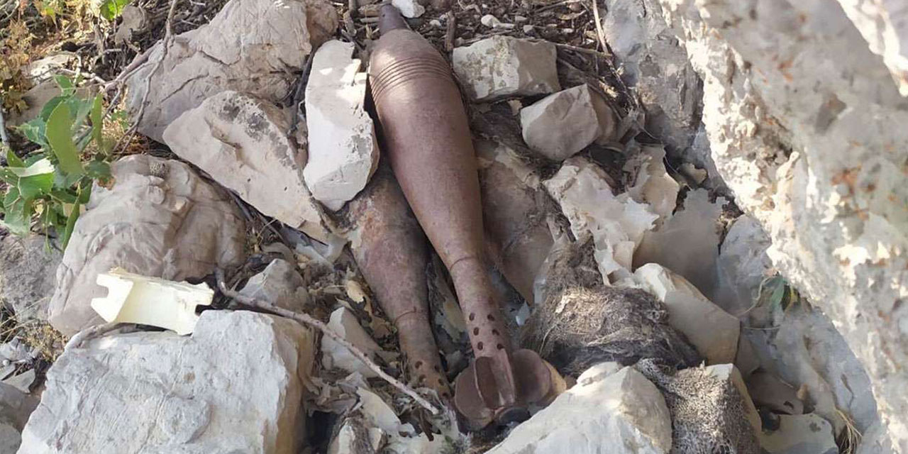 Pençe Kaplan Operasyonu'nda PKK'ya ait mühimmat ele geçirildi