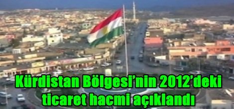 Kürdistan Bölgesi’nin 2012’deki ticaret hacmi açıklandı