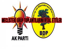 AKP ve BDP Grup Toplantılarının İptal Edilmesi Tesadüf mü?
