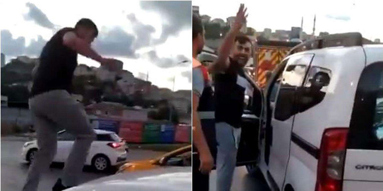 İstanbul'da trafikte tartıştığı kadına saldıran sanık ilk duruşmada tahliye edildi