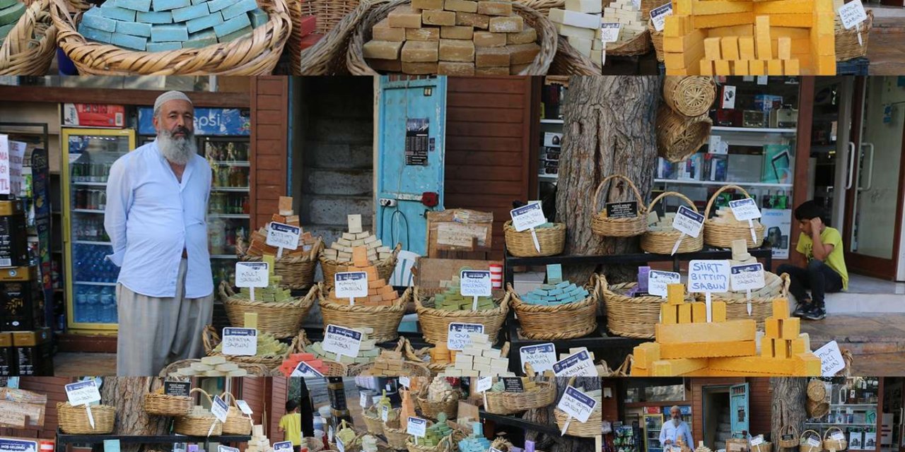 İmalathanesinde 63 çeşit doğal sabun üretiyor