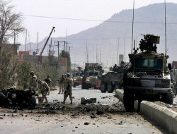 Afganistan'da polis merkezine saldırı