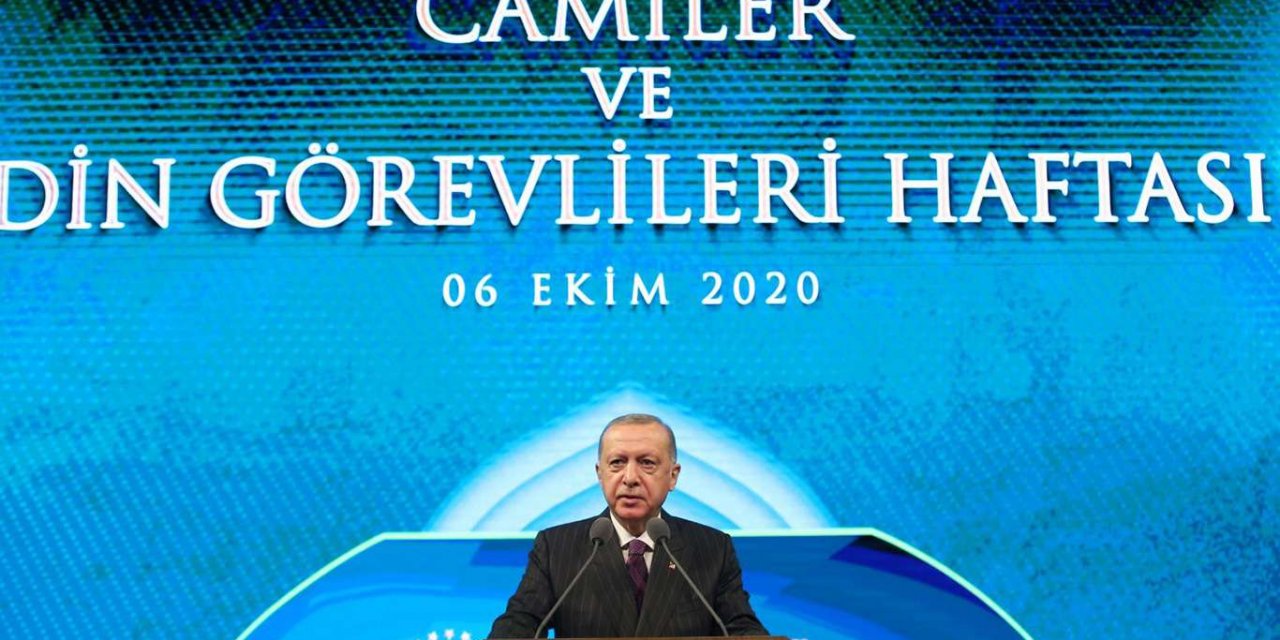 Cumhurbaşkanı Erdoğan'dan Macron'un, "İslam krizde" açıklamasına tepki