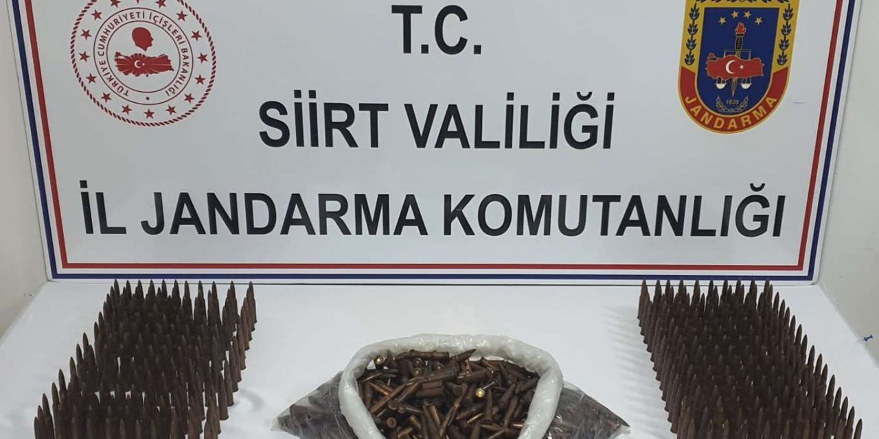 Siirt’te mühimmat kaçakçılığı operasyonu