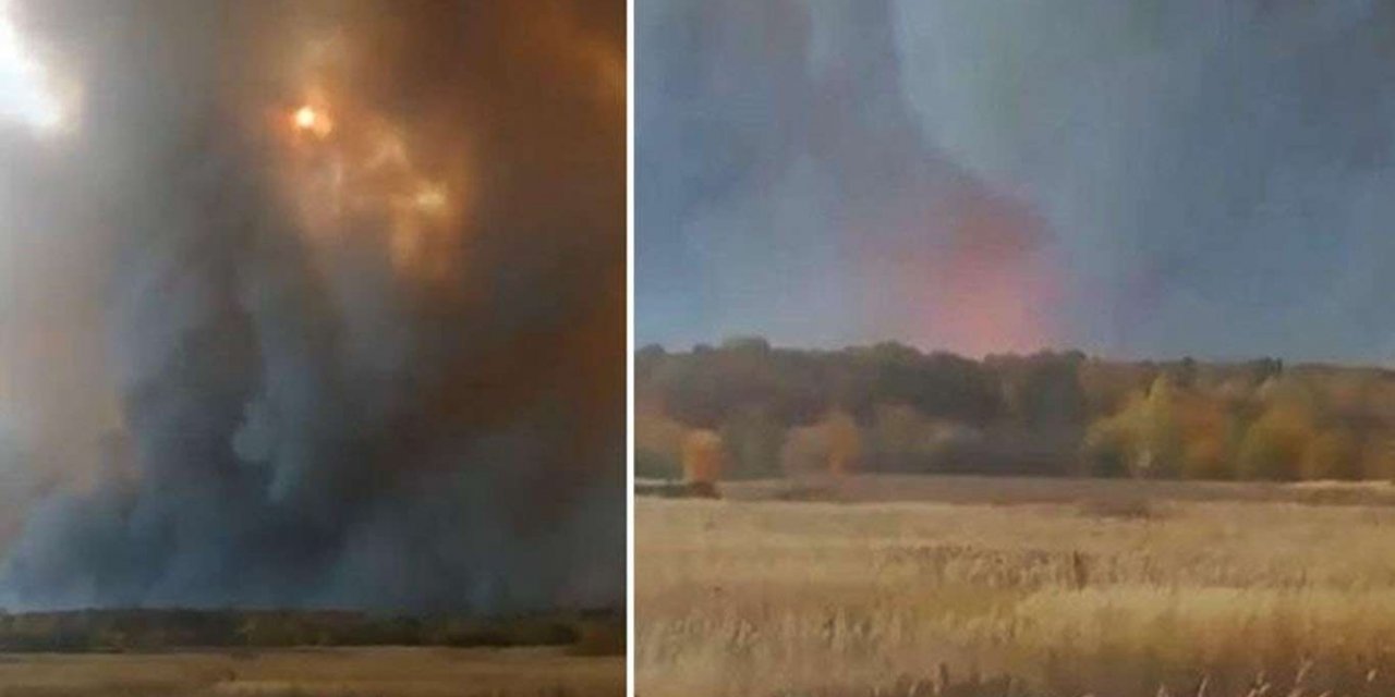 Rusya'da mühimmat deposu patladı