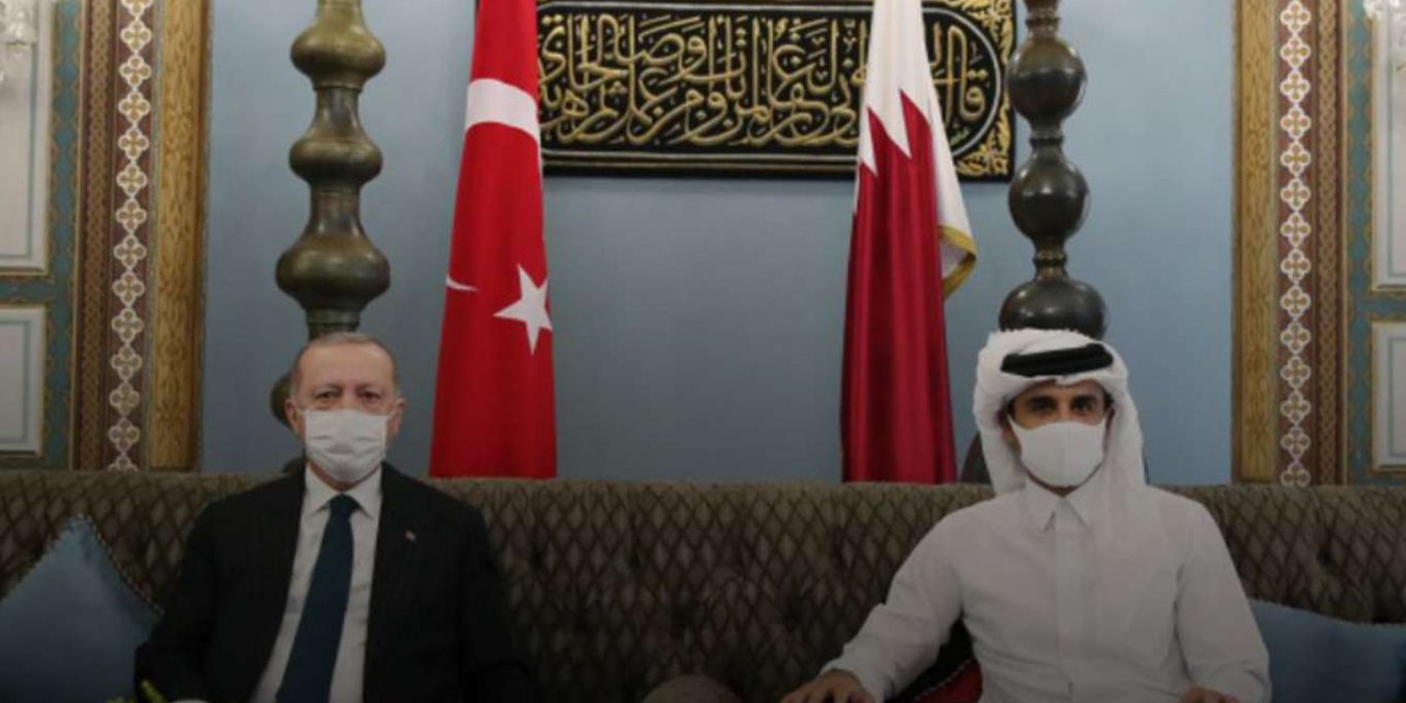 Cumhurbaşkanı Erdoğan, Katar Emiri Al Sani ile bir araya geldi