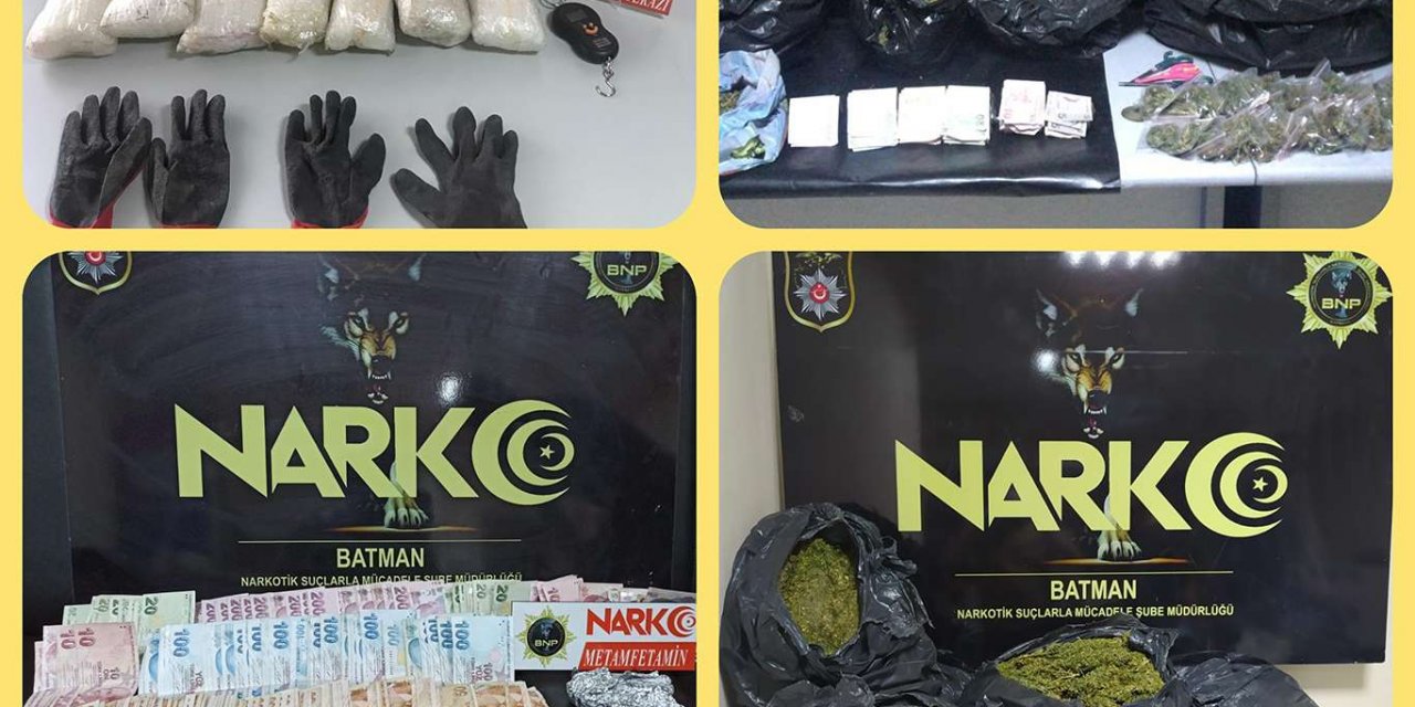 Uyuşturucu ticareti yaptıkları iddiasıyla 17 kişi tutuklandı