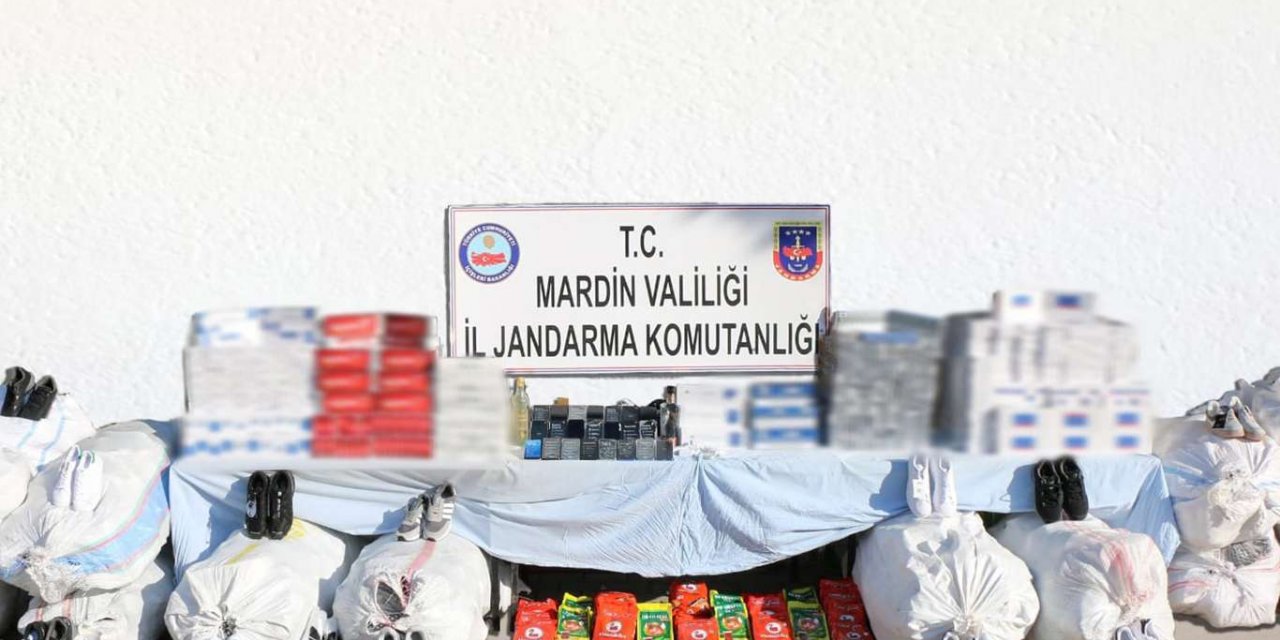 Mardin’de gümrük kaçağı malzemeler ele geçirildi
