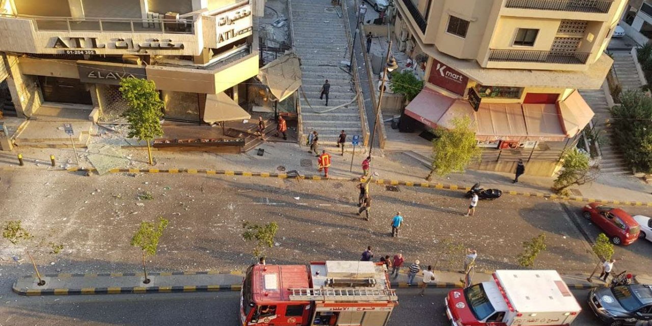 Beyrut'ta patlama: 1 ölü 2 yaralı