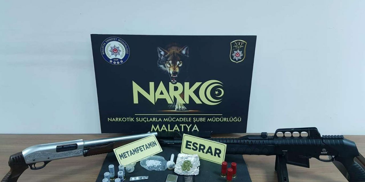 Malatya'da uyuşturucu operasyonunda 2 şüpheli yakalandı