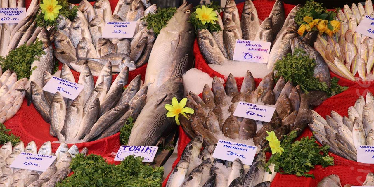 Gaziantep’te havaların serinlemesiyle balık satışları arttı