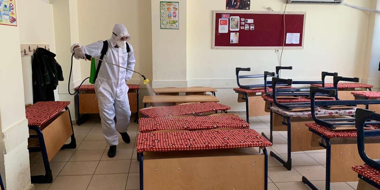 Mardin’deki bin 200 okul dezenfekte edildi