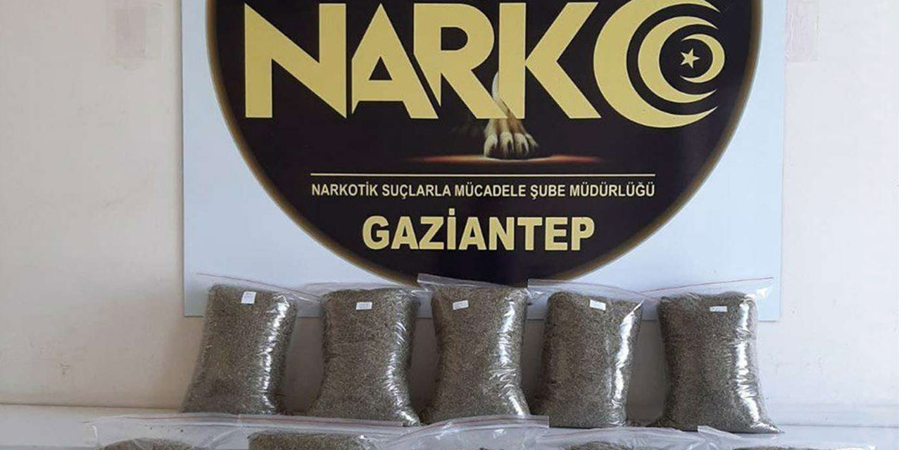 Gaziantep’te valiz içerisinde sentetik uyuşturucu ele geçirildi
