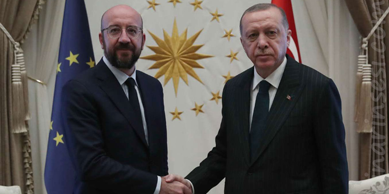 Cumhurbaşkanı Erdoğan, AB Konseyi Başkanı Michel ile Doğu Akdeniz'i görüştü