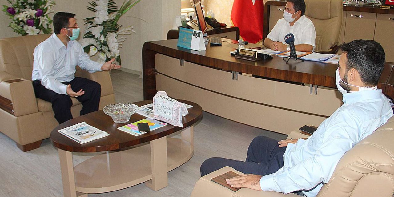 HÜDA PAR Seyhan ilçe Başkanlığı, ilçe Müftüsü Yaman’ı ziyaret etti