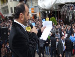 Halepçe katliamı protesto edildi